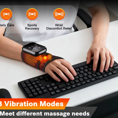 Heated Wrist Wrap with Vibration Massage
